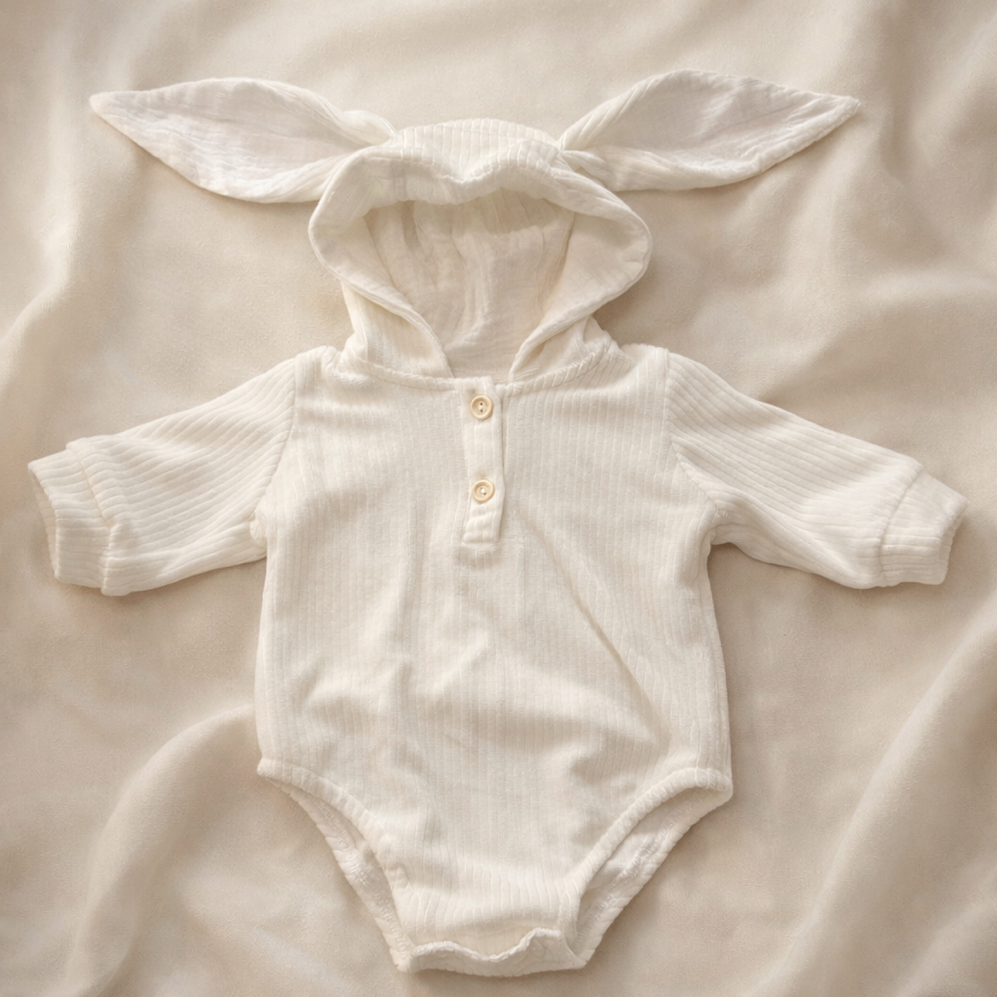 Body iepuras din catifea alba moale