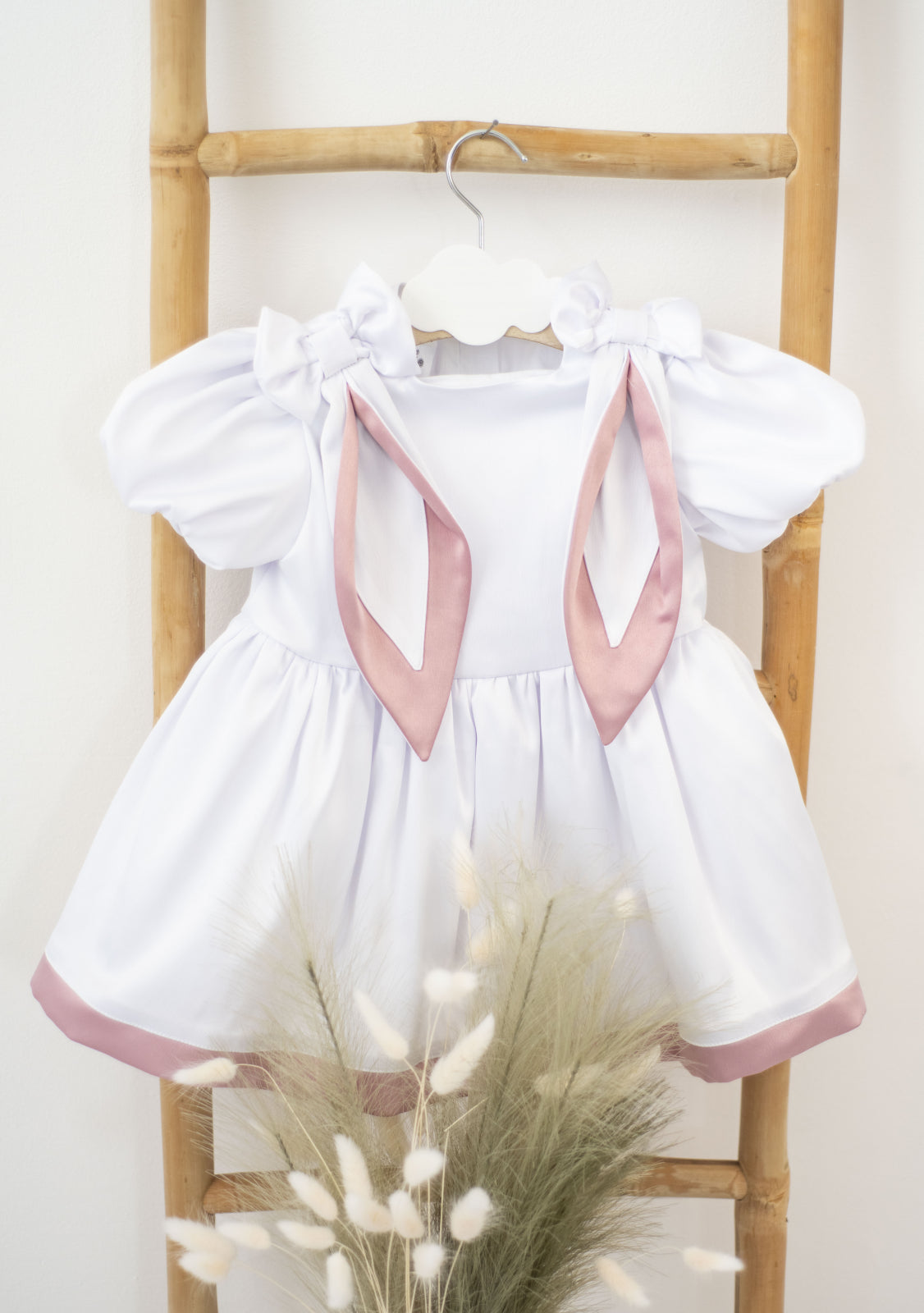 Rochie fetite Bunny alb