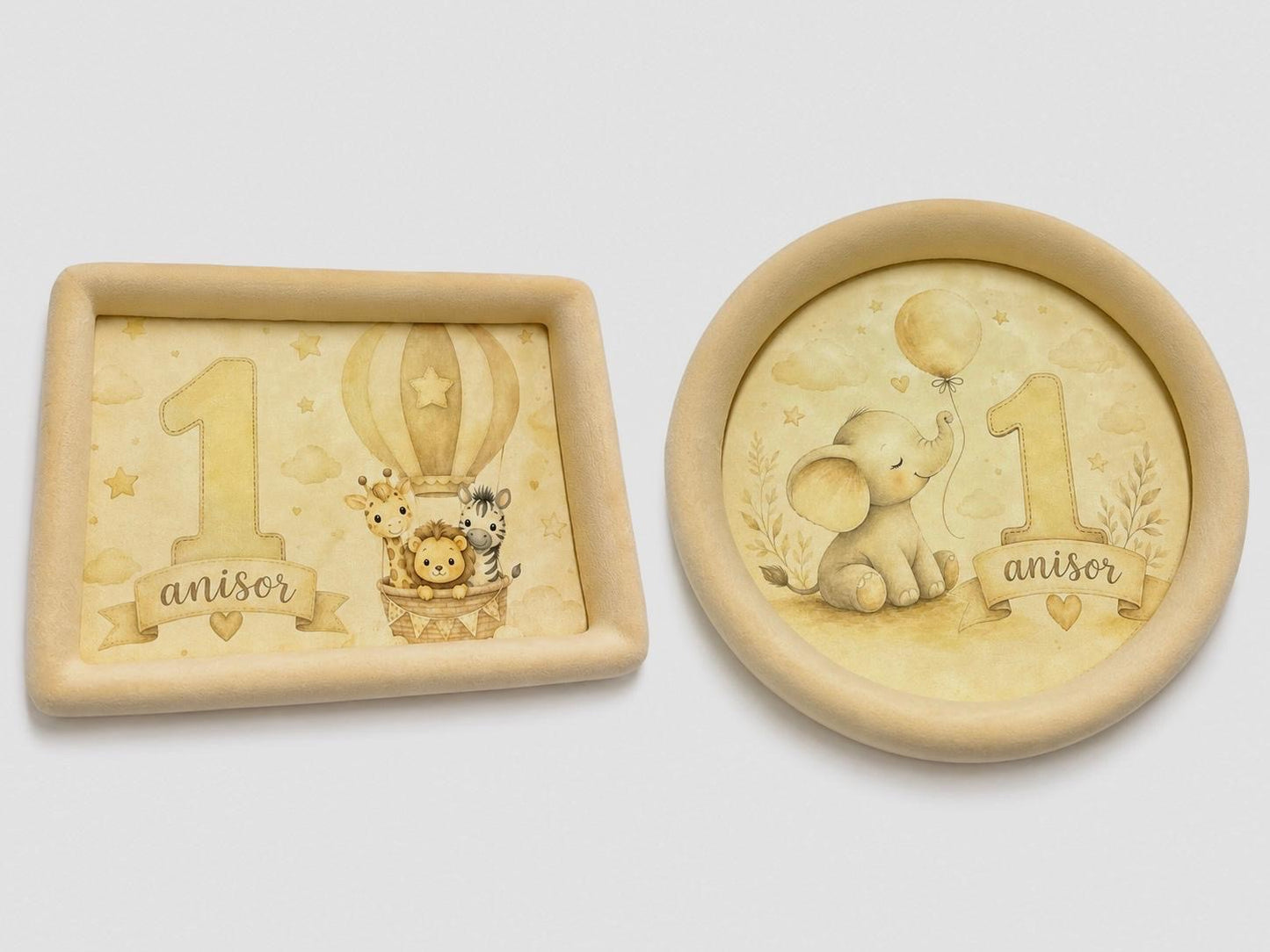 Set aniversar catifea personalizabil
