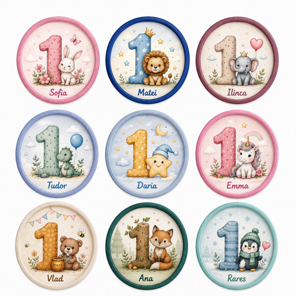 Set aniversar catifea personalizabil