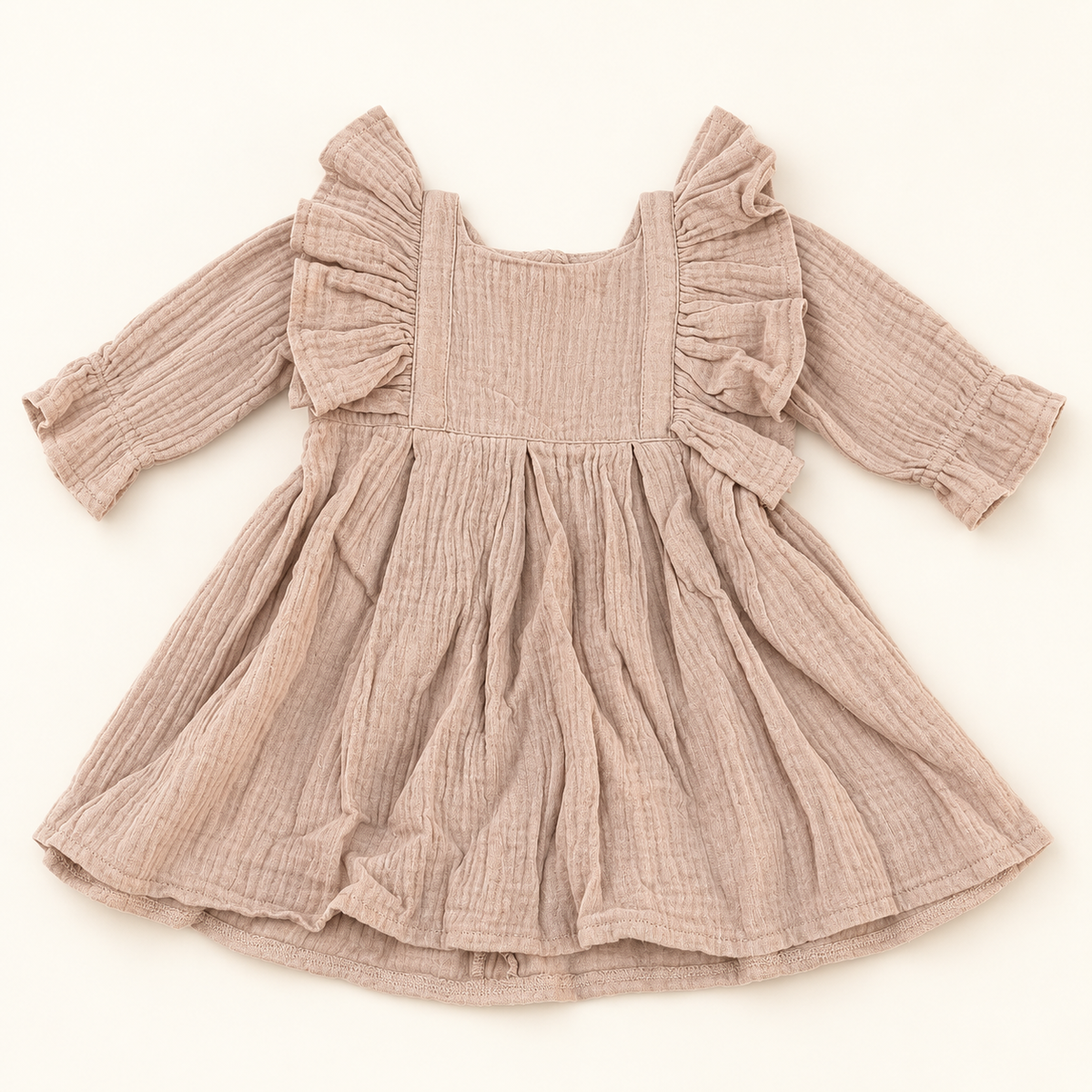 Rochie muselina crem 68