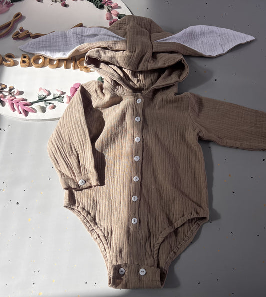 Body Bunny Muselina Beige