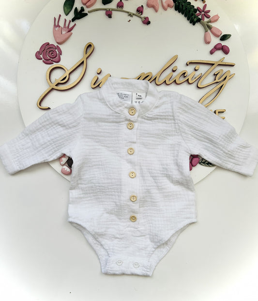 Body Martin alb muselina