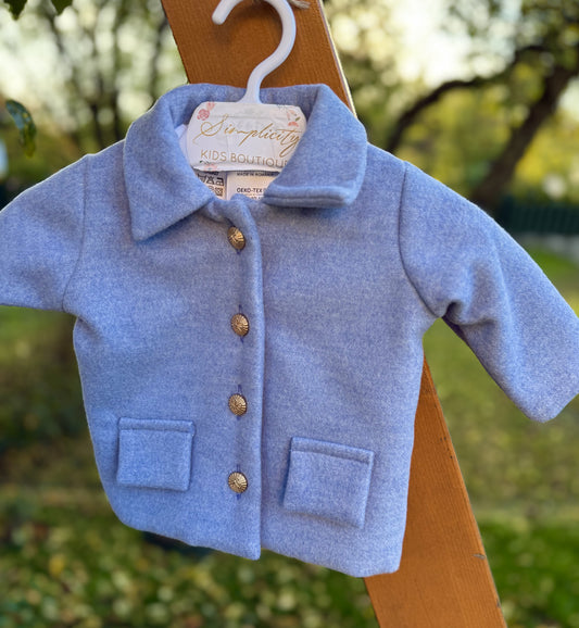 Palton baietei Carol Bleu