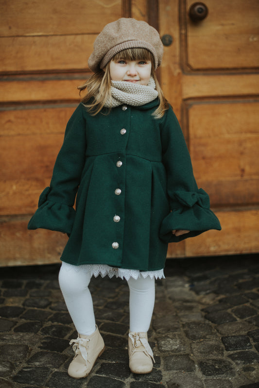 Palton fetița Amelie Green