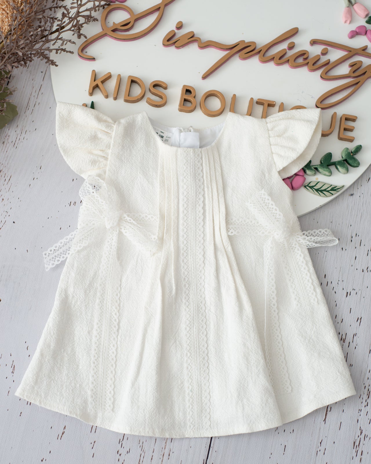 Rochie fetiță Claire Ivory