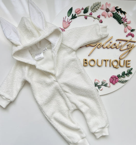 Salopeta Iepuraș Alb