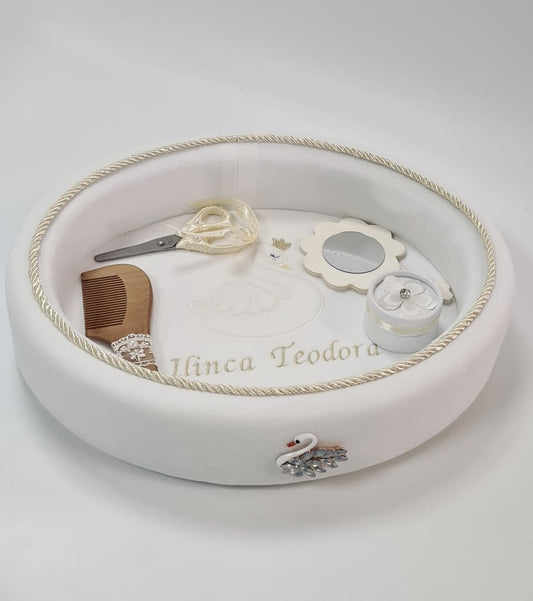 Set aniversar white Swan