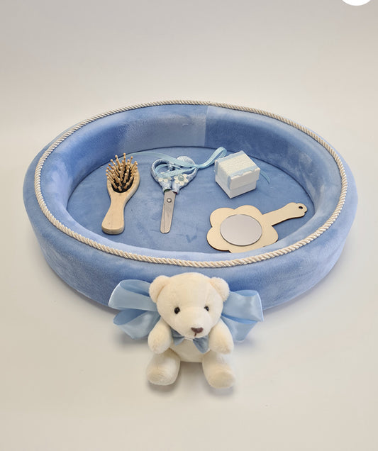 Set aniversare Velvet baby-blue