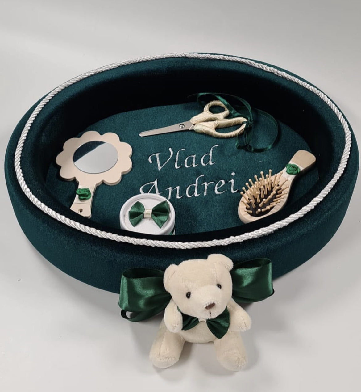 Set aniversar Catifea Verde