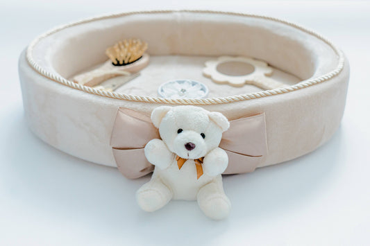 Set aniversar Velvet Bej