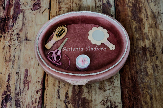 Set aniversar Catifea Roz