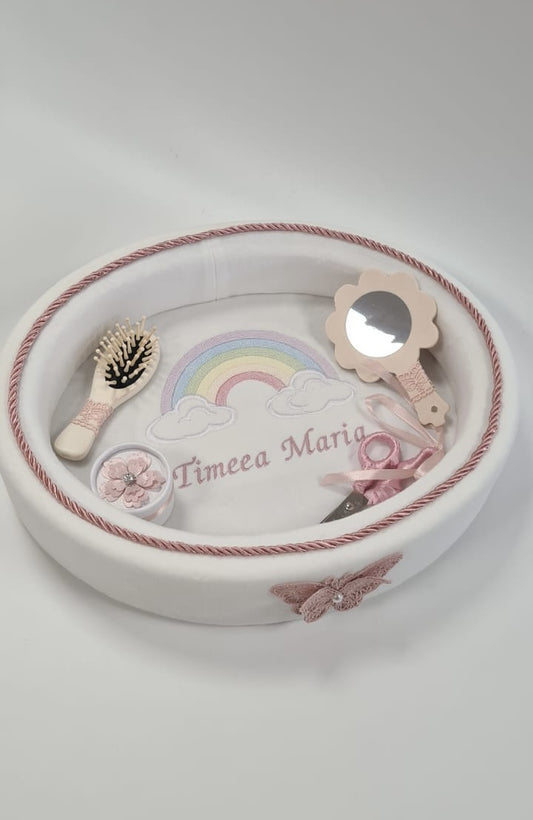 Set aniversar Curcubeu Alb