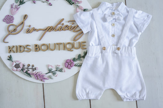 Set Botez Angelo White Summer