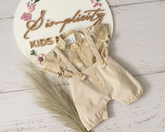 Set Botez Girafe Summer Beige