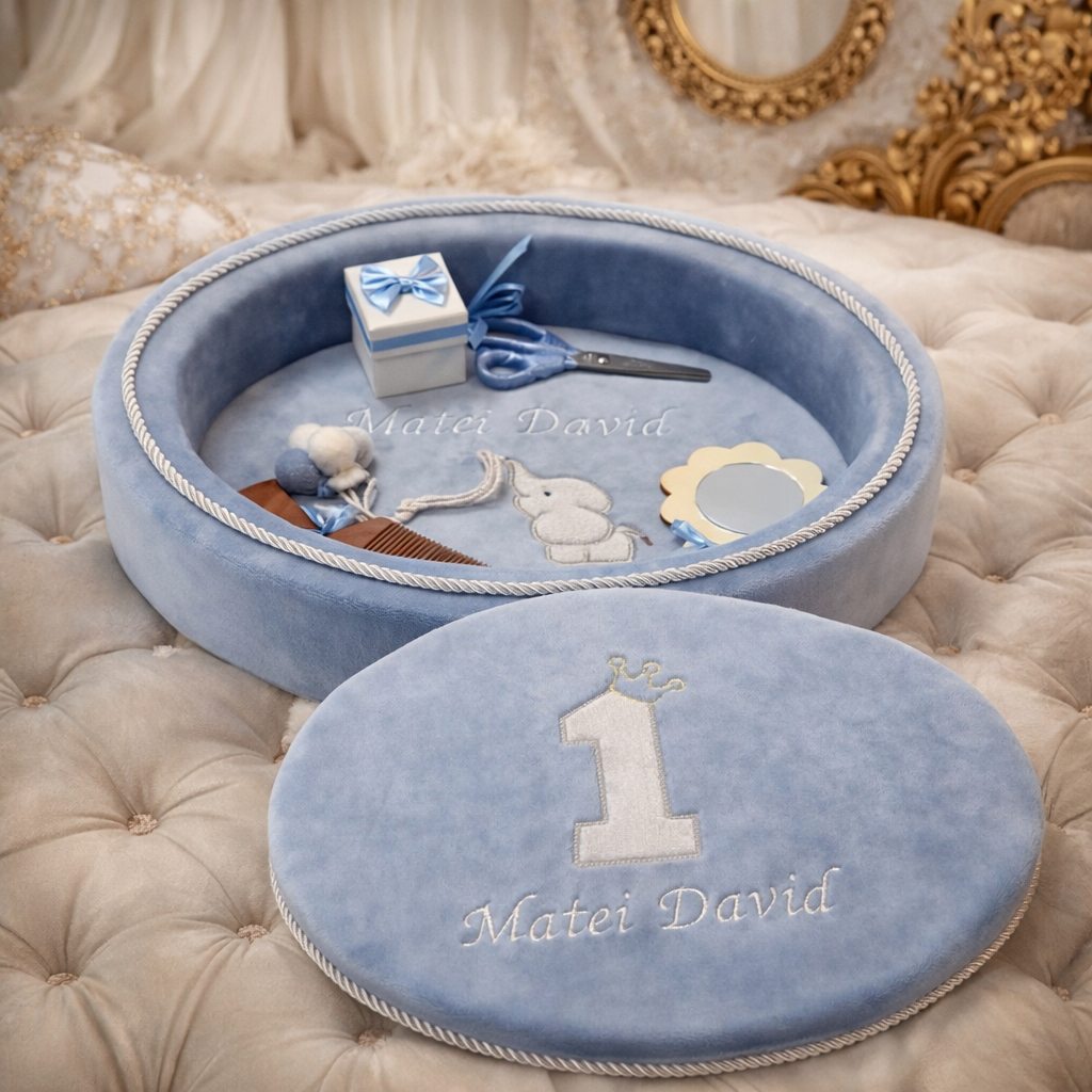 Set taierea motului bleu elefant