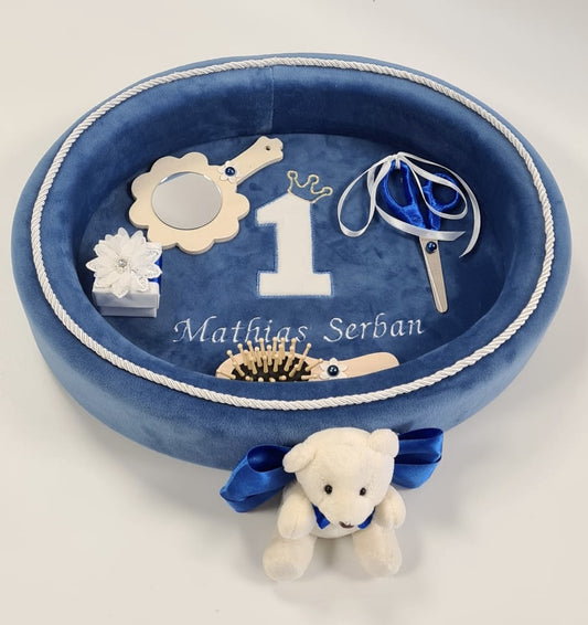 Set aniversar albastru