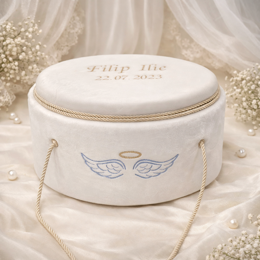 Trusou botez Aripi de înger de lux